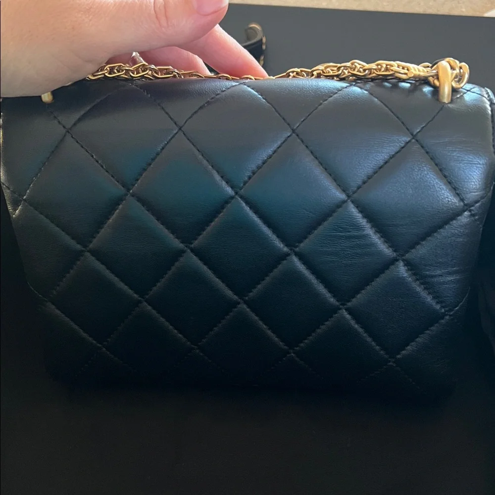 CHANEL crystal logo